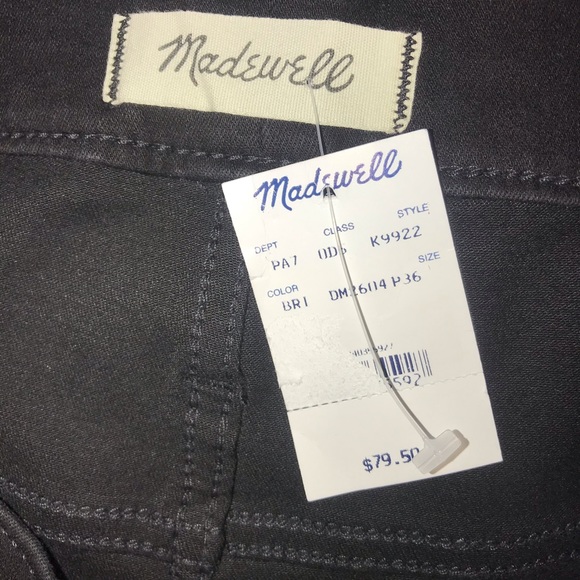 Madewell 10” High Rise Skinny Cropped Jegging - Picture 9 of 9